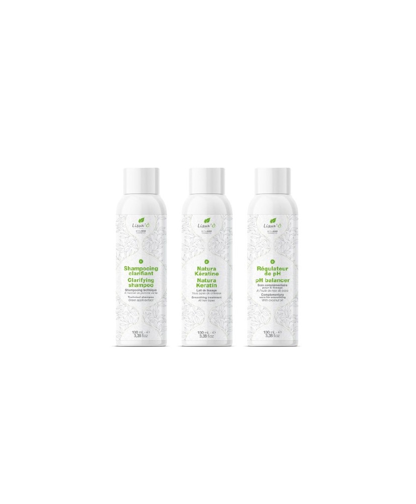 LISSA'O Kit Lissage 3x100ml  Clarif+Liss+Shamp