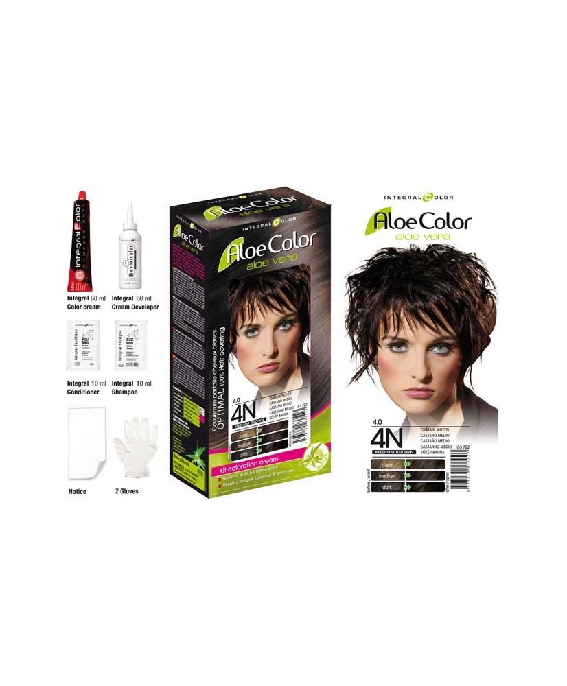 Integral Color SUPREMA Kit 60+60Ml++ 4N Chatain