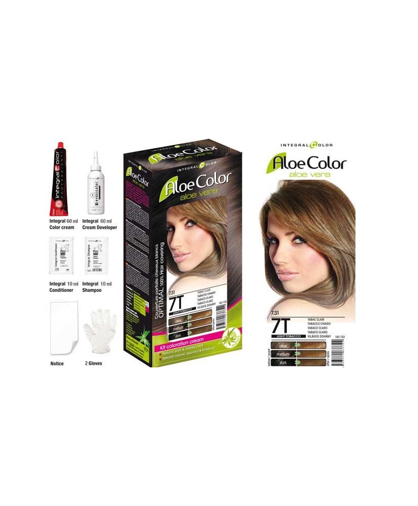 INTEGRAL COLOR KIT 60+60ML++ 7.31 7T TABAC