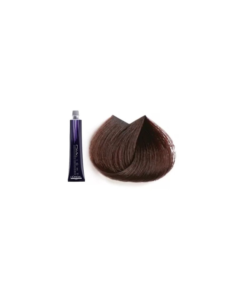 4.35 - CHATAIN DORÉ ACAJOU - COLORATION DIALIGHT - (50ml)