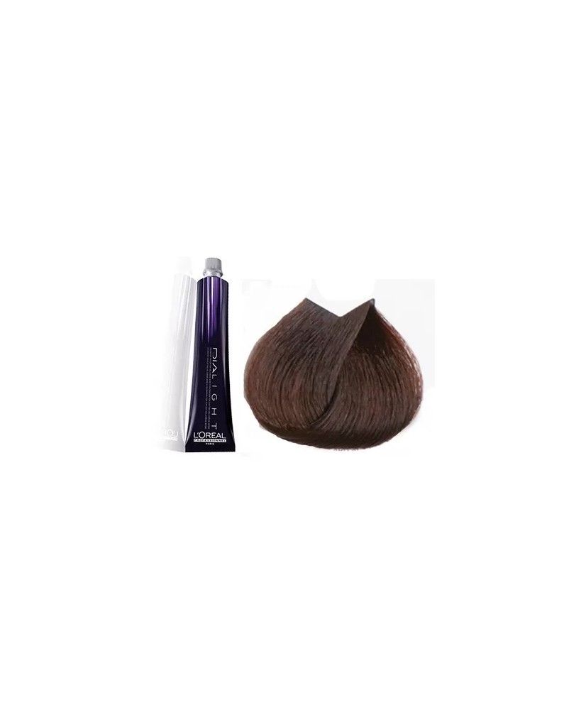5.52 - CHATAIN CLAIR ACAJOU IRISE - COLORATION DIALIGHT - (50ml)
