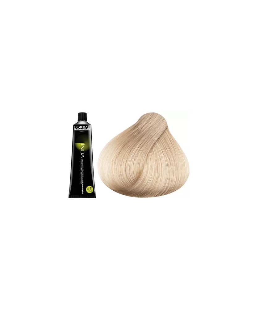 10.1 - BLOND TRÈS TRÈS CLAIR CENDRE - COLORATION INOA - (60ml)