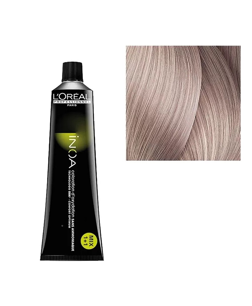 10.21 - BLOND TRÈS TRÈS CLAIR IRISE CENDRE - COLORATION INOA - (50ml) 10.21 - BLOND TRÈS TRÈS CLAIR IRISE CENDRE - COLORATION INOA - (50ml)