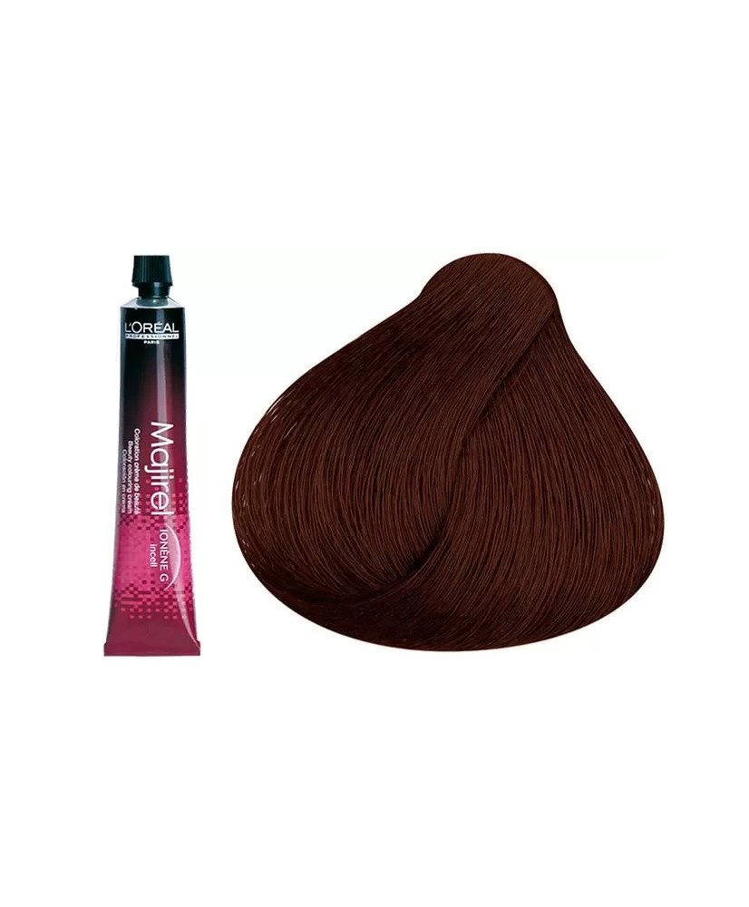 6.35 - BLOND FONCÉ DORÉ ACAJOU - COLORATION MAJIREL - (50ml)