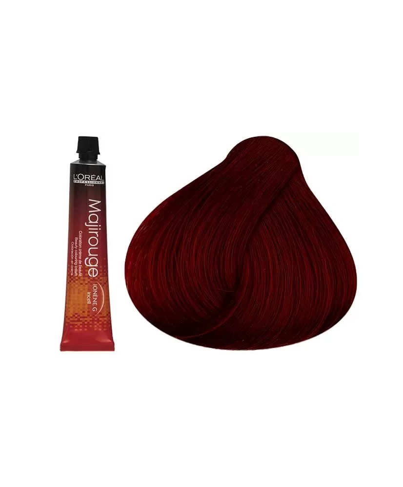 5.60 - CHATAIN CLAIR ROUGE INTENSE - COLORATION MAJIROUGE - (50ml)