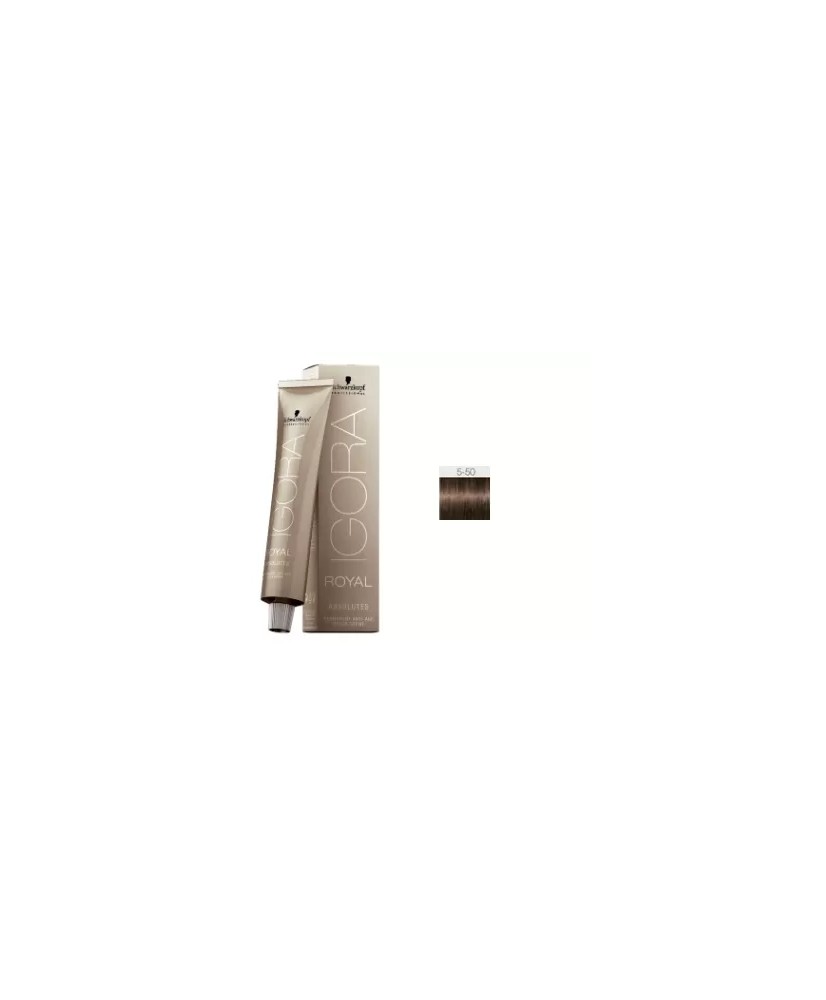 5.50 - CHATAIN CLAIR MARRON NATUREL - COLORATION IGORA - (60ml)