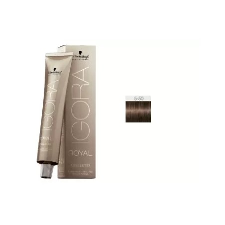 5.50 - CHATAIN CLAIR MARRON NATUREL - COLORATION IGORA - (60ml)
