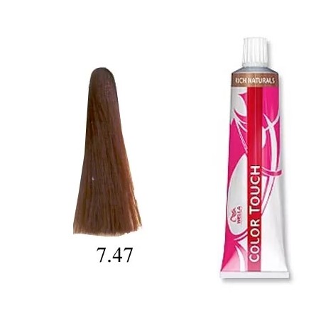 7.47 - BLOND CUIVRÉ MARRON - COLORATION COLOR TOUCH - (60ml)
