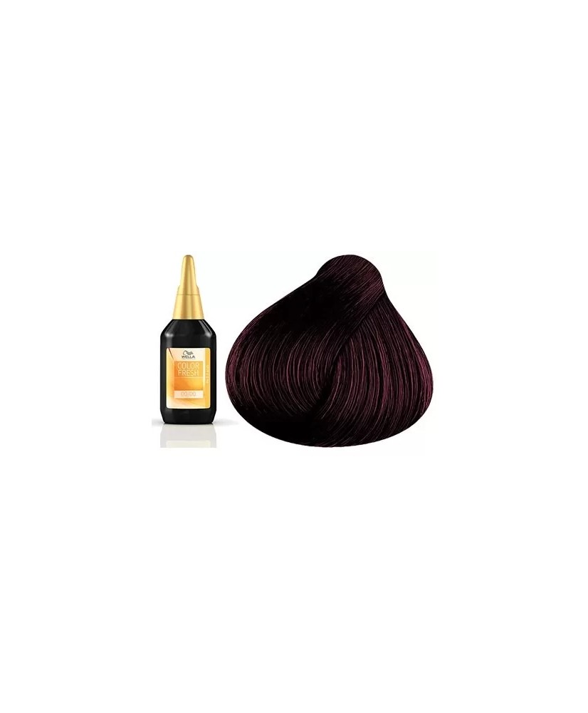 3.66 - CHATAIN FONCÉ VIOLINE INTENSE SEMI PERM - COLORATION COLOR FRESH - (75ml)