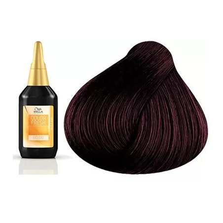3.66 - CHATAIN FONCÉ VIOLINE INTENSE SEMI PERM - COLORATION COLOR FRESH - (75ml)