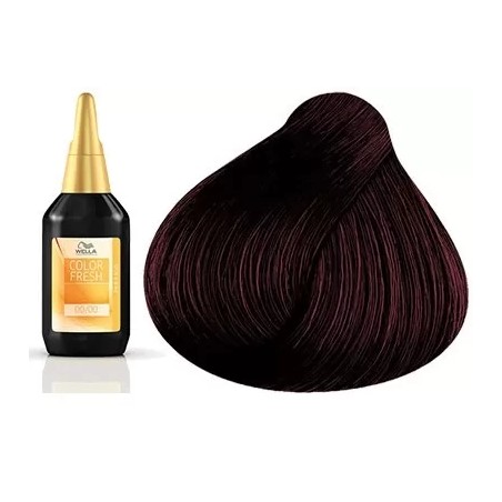 5.56 - CHATAIN CLAIR ACAJOU VIOLINE - COLORATION COLOR FRESH - (75ml)