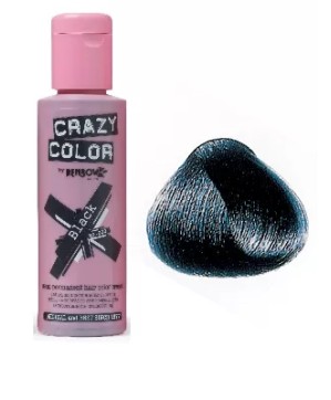 BLACK-BLUE-NOIR - COLORATION CRASY COLOR - (100ml)