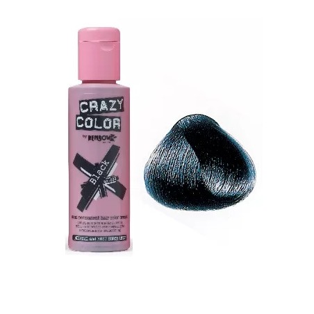 BLACK-BLUE-NOIR - COLORATION CRASY COLOR - (100ml)