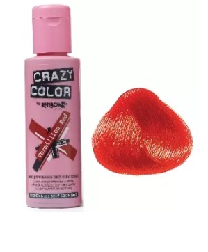 VERMILLON RED 40 - COLORATION CRASY COLOR - (100ml)