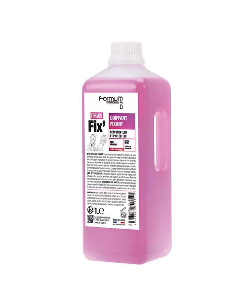 Formul Fix Mise en plis et Brush. Lit formule rose