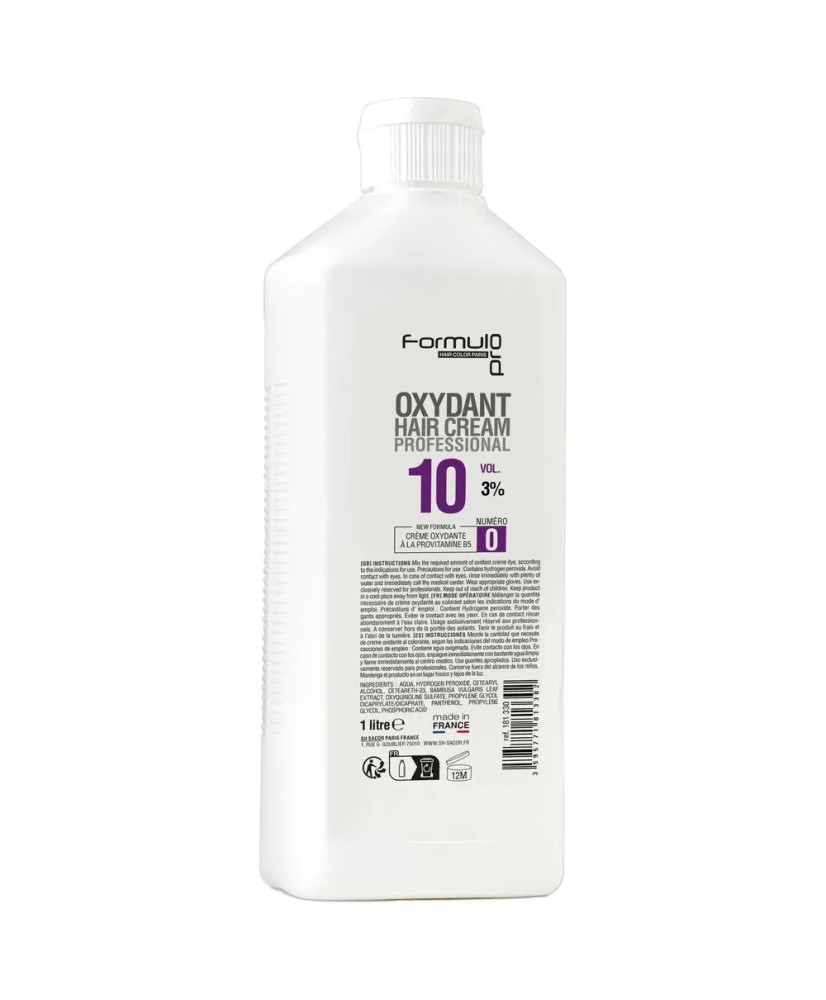 Oxydant crème 3% - 10Vol N°0 - Formul Pro (1L)