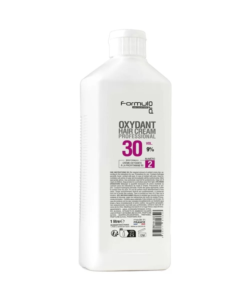 Oxydant crème 9% - 30Vol N°2 - Formul Pro (1L)