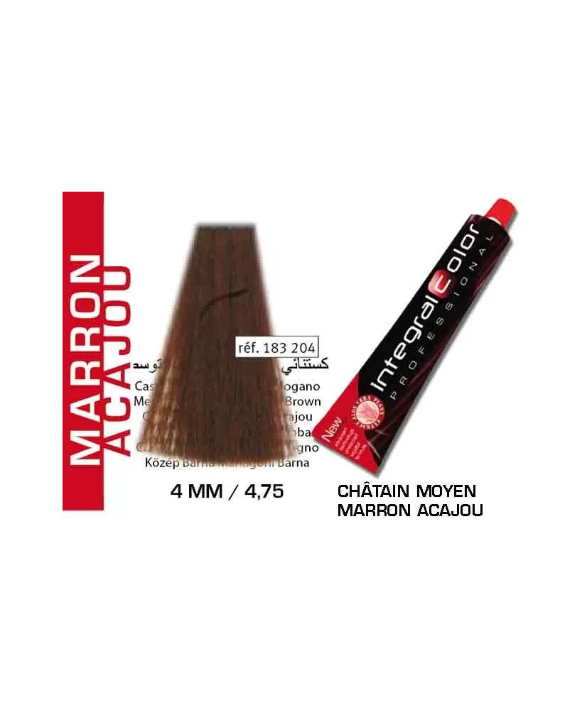 4.75 - COLORATION INTEGRAL COLOR - (60ml)