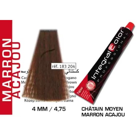 4.75 - COLORATION INTEGRAL COLOR - (60ml)