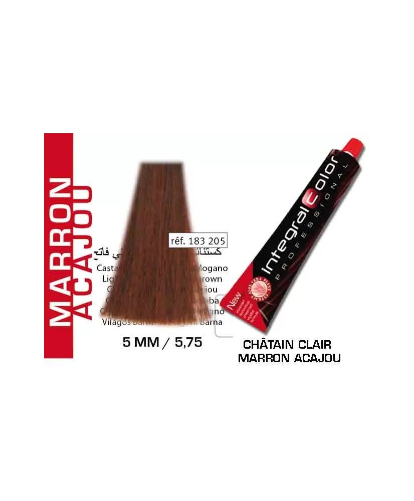 5.75 - COLORATION INTEGRAL COLOR - (60ml)