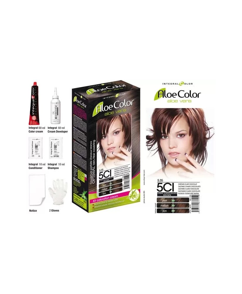 5.35 - CHATAIN CLAIR CHOCOLAT - COLORATION INTEGRAL BEAUTY