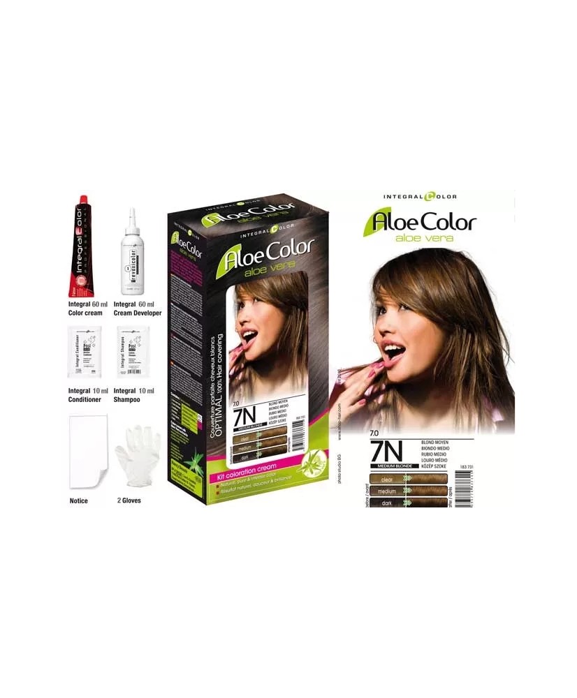 7 - BLOND MOYEN - COLORATION INTEGRAL BEAUTY