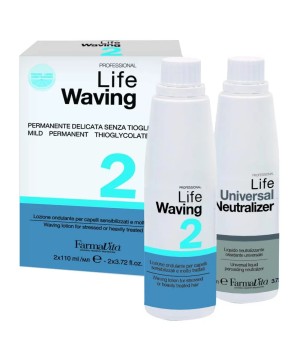 Permanente Life Acid Structurante - Cheveux Sensibles, 110+110 ml, Farmavita