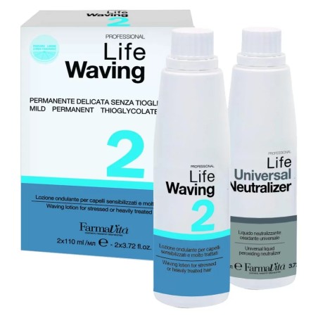 Permanente Life Acid Structurante - Cheveux Sensibles, 110+110 ml, Farmavita