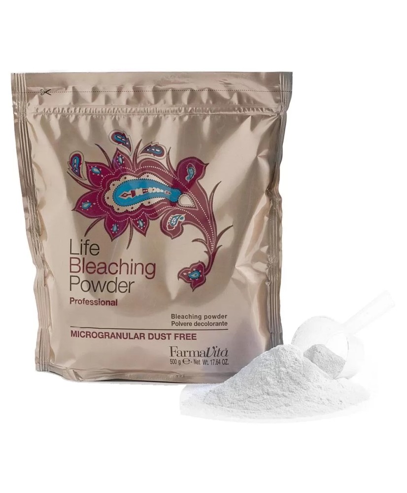 Life Poudre Décolorante Blanc (500Gr) - Farmavita