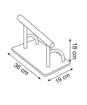 Repose pieds Firanelli but Inox