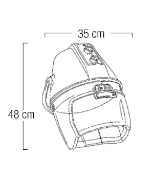 Casque Magis.Noir 2 Vitesses 2002 Tête Pour Pied