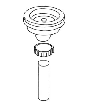 PDBAC BONDE 110MM TROU 85 CUVET CERAM