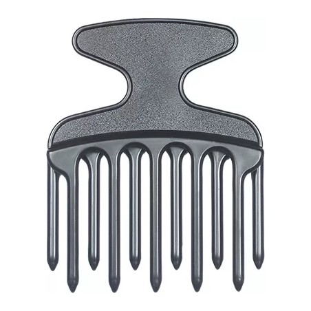 Peigne Afro 11 Dents Doubles Colori Noir