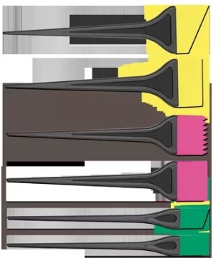 Pinceau Technique Silicone Kit 6Pcs Pm+Mm+Gm