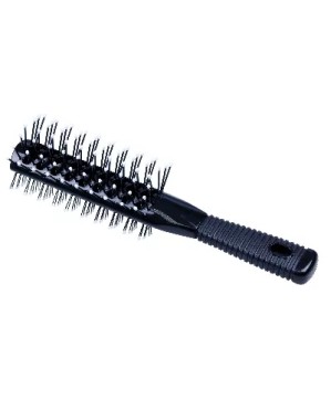 Brosse Duo-Face 2x9  Perlet Nyl Perlée Manche Ruby