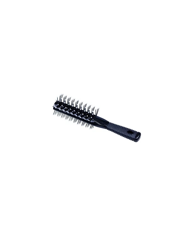 Brosse Duo-Face 2x9  Perlet Nyl Perlée Manche Ruby