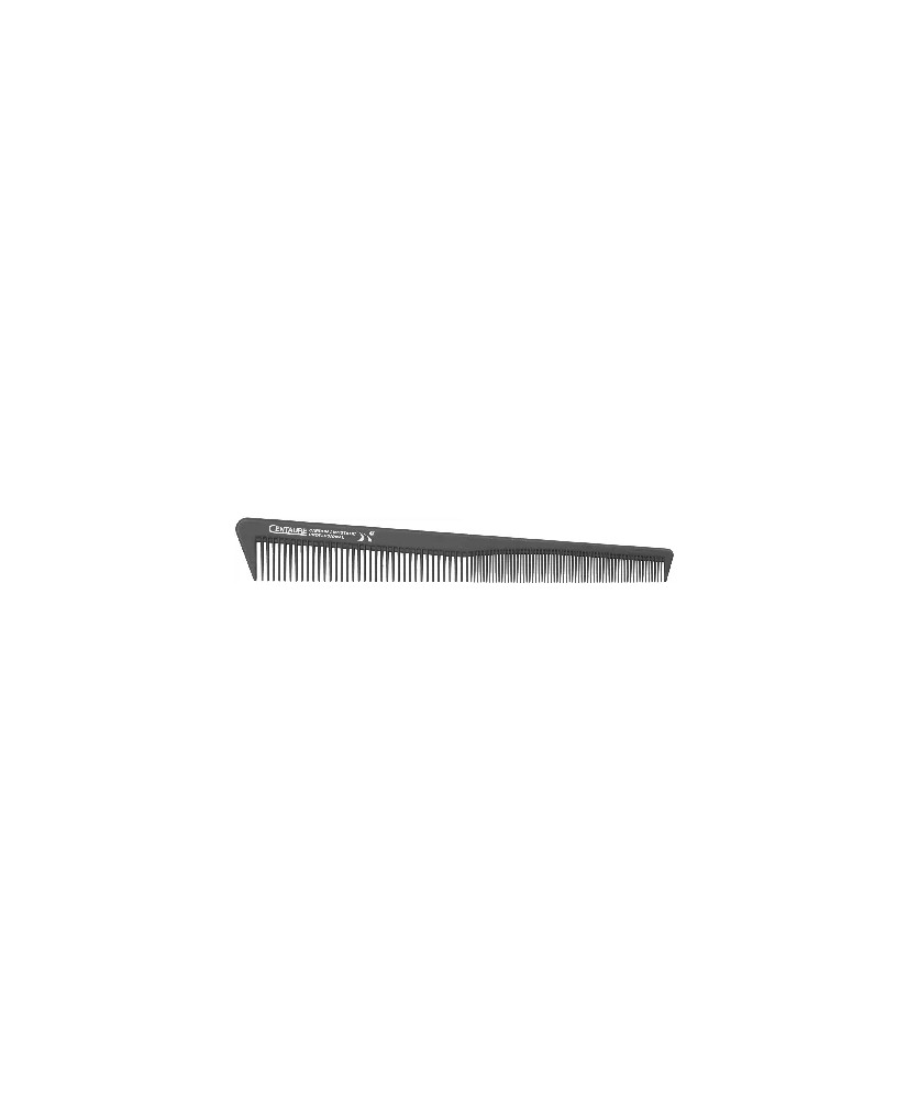 Peigne Carbone biais 18cm + 2 pinces - Centaure