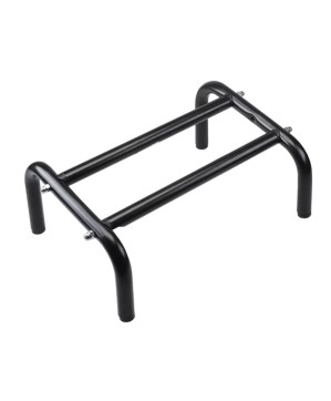 Repose Pied Noir/Noir 2 Barres  (ex Chrome)