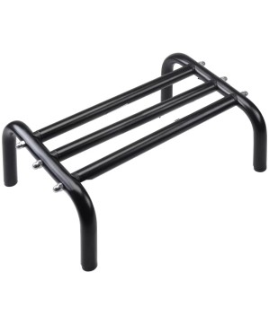 Repose Pied Noir/noir 3 Barres (ex chrome)