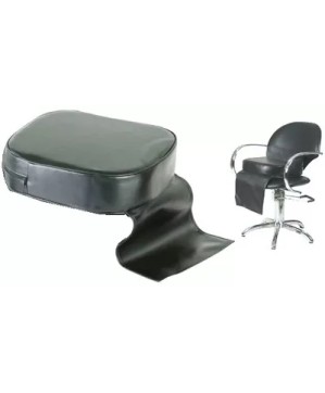 Pouf de fauteuil pour enfant  Midi Noir (10 cm)
