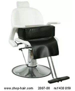 Pouf de fauteuil pour enfant  Miki Noir (15cm)
