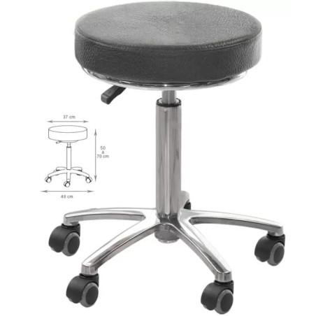 Tabouret de Coupe SANTIA-2  Noir Hauteur réglable