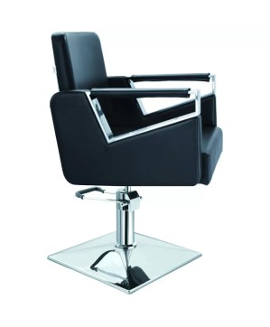 Fauteuil Oregon-Style Noir Pompe Hydro Base Carre