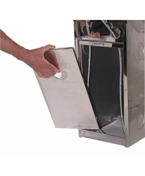 Fauteuil Bac de Lavage OREGON 2 Noir - Cuvette Céramique Inclinable