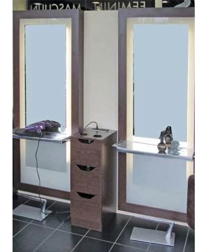COLOR MEUBLE INTER COIFFEUSE MAKY 3 TIROIRS