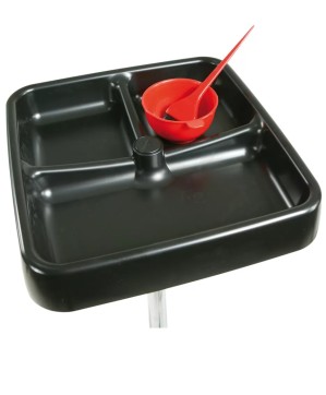 Table Extra Boy Noire 1 Plateau Avec Separ