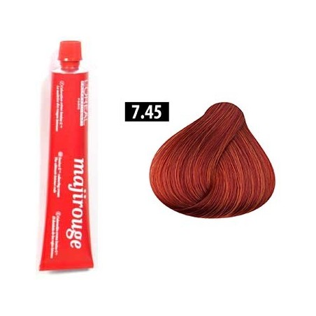 Coloration Majirouge 7.45 - L'Oréal Pro (50ml)