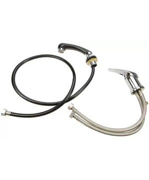 Mitigeur Pro Complet - Douchette et Flexibles Inox