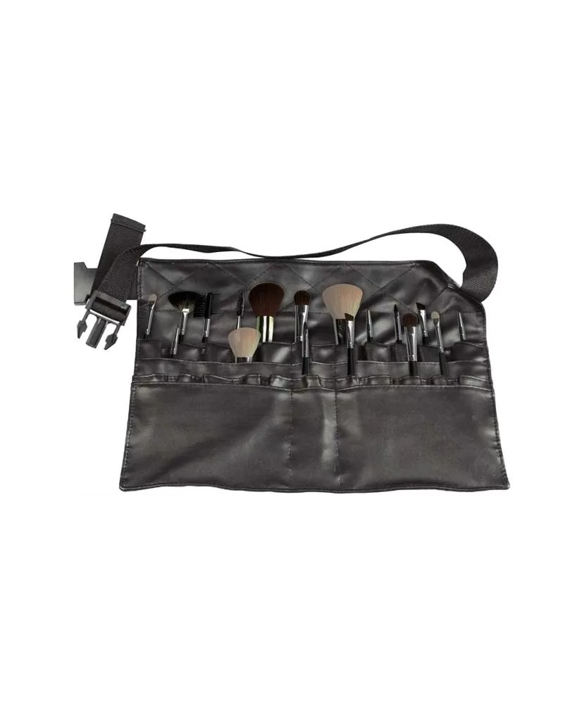 Trousse MAKE UP - Ceinture Réglable, Capacité 24 Pinceaux