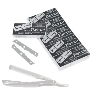 Lame Kutch Laser Etui de 10 double Silver